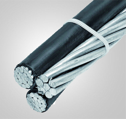 6 Awg トリプレックス 空上サービス ドロップケーブル メッセンジャーワイヤー