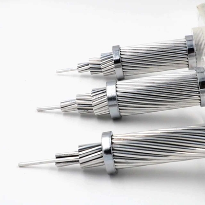 耐腐蝕性ACSRワイヤーASTMアルミ導体 鋼筋強化ケーブル 高張力 低斜面 農村電化用