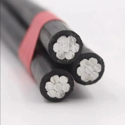 0.6/1kv Low Voltage Medium Voltage Spacer Overhead Insulated Line アルミニウム 空中バンドルケーブル ABCケーブル