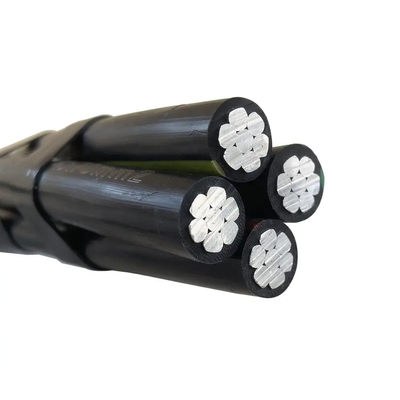 0.6/1kv Low Voltage Medium Voltage Spacer Overhead Insulated Line アルミニウム 空中バンドルケーブル ABCケーブル