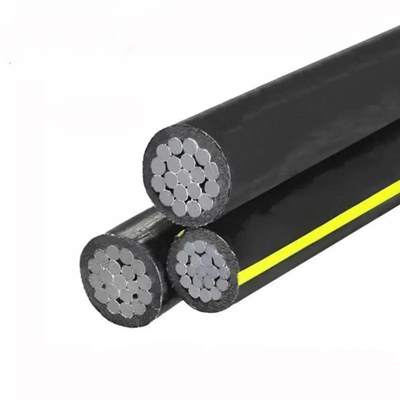 1KV PVC / XLPE / PE 隔離された上空電気伝送空中バンドルケーブル
