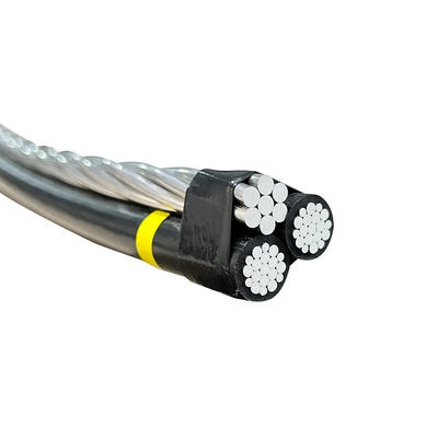 低電圧 0.6/1kv XLPE/PVC 絶縁式空中バンドル 仕様 多コアワイヤ 上部ABCケーブル