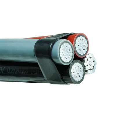 架空低圧電力ケーブル アルミニウム導体 XLPE PE LDPE PVC絶縁 ABCケーブル 二重三重四重ケーブル
