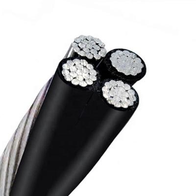 アルミ導体ABCケーブルXLPEPEPELDPEPVC 断熱式上部デュプレックストライプレックスクワッドプレックスサービスドロップケーブル 4x70mm2 50mm2