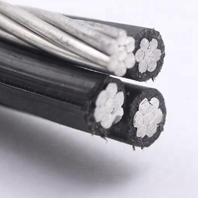アルミ導体ABCケーブルXLPEPEPELDPEPVC 断熱式上部デュプレックストライプレックスクワッドプレックスサービスドロップケーブル 4x70mm2 50mm2
