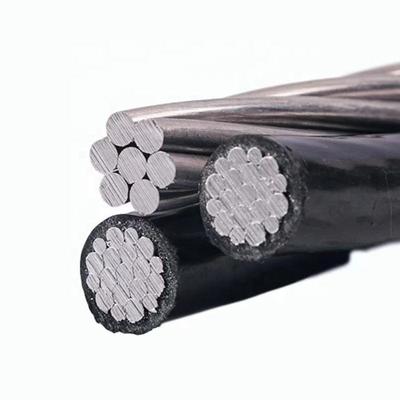 アルミ導体ABCケーブルXLPEPEPELDPEPVC 断熱式上部デュプレックストライプレックスクワッドプレックスサービスドロップケーブル 4x70mm2 50mm2