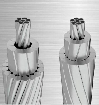 裸の電導体 ACSR/AW - アルミニウム電導体 アルミニウムで覆われた鋼筋強化
