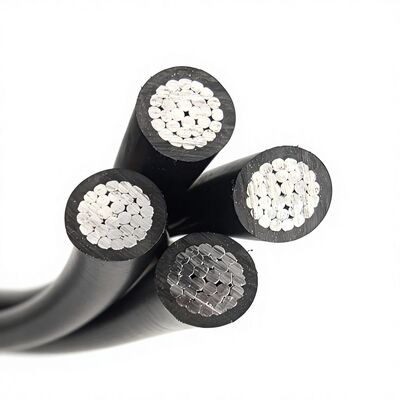 LV ABC低電圧空中バンドルケーブル アルミニウム/アルミニウム合金コア 0.6/1kV 上部設置 可変