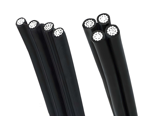 JKLYJ-1KV 4コア ストレンドオーバーヘッド 絶縁ケーブル 4*10/16/25 mm2 アリミニアムコア 屋外低電圧電源配送