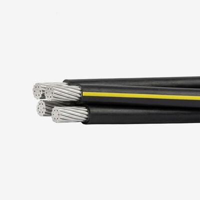 4X50mm2 4X95mm2 アルミニウム電導ケーブル XLPE/PVC/PE 絶縁ABCケーブル AAC AAAC 0.6/1kv 標準エアリーバンドル電導