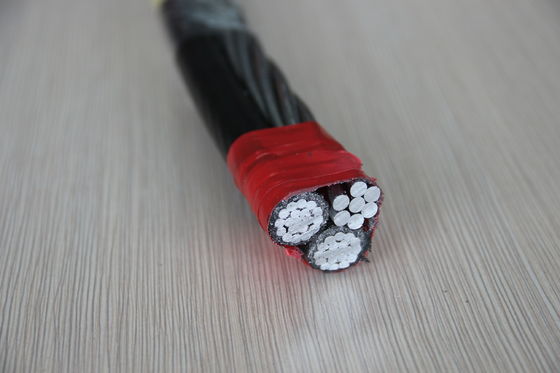 ASTM AACのコンダクターABCの空気の束のアルミニウム コンダクター ケーブル2*6AWG 1*6AWG