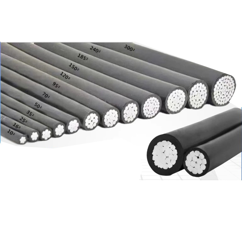 OEM Abc アルミニウム電導ケーブル 電線 電源ケーブル 4コア 35mm 50mm 70mm 95mm 120mm 185mm 240mm ACSR腐食耐性