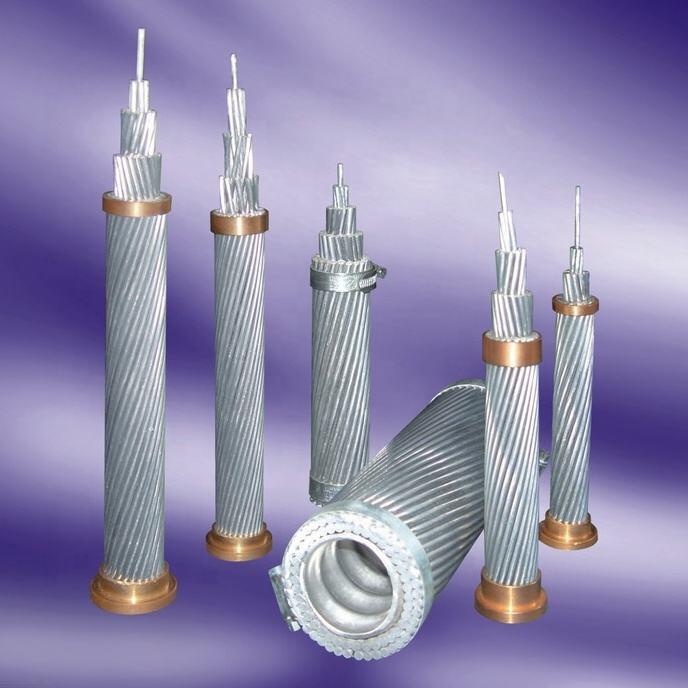 AACSR導体 (アルミ合金導体鋼強化) 合金上空裸導体 険しい山岳地域のためのカスタマイズされた導体