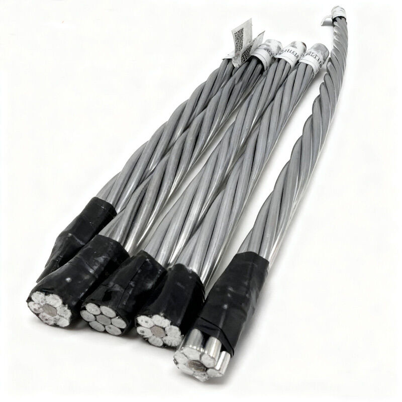 ASTM B549 クワイル/AW ACSR 導体 133.1 MCM (2/0 AWG) 空気線用アルミ付鋼強化