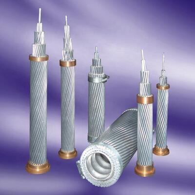 AACSR導体 (アルミ合金導体鋼強化) 合金上空裸導体 険しい山岳地域のためのカスタマイズされた導体