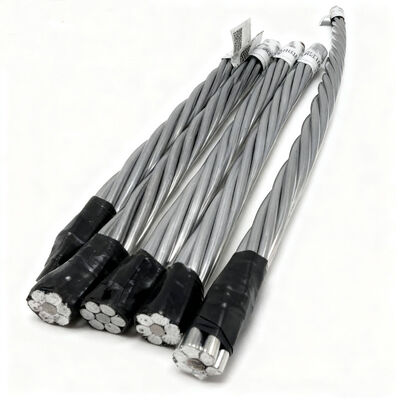ASTM B549 クワイル/AW ACSR 導体 133.1 MCM (2/0 AWG) 空気線用アルミ付鋼強化