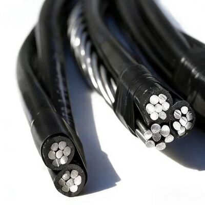オーバーヘッド使用 0.6/1kV ABC-Aerial バンドケーブル アルミ XLPE 絶縁工業鉱山使用 IP68 評価 16mm 25mm 50mm