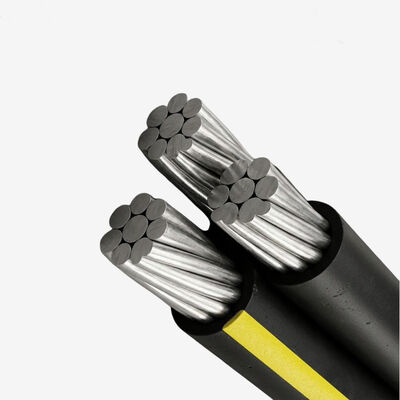 4X50mm2 4X95mm2 アルミニウム電導ケーブル XLPE/PVC/PE 絶縁ABCケーブル AAC AAAC 0.6/1kv 標準エアリーバンドル電導